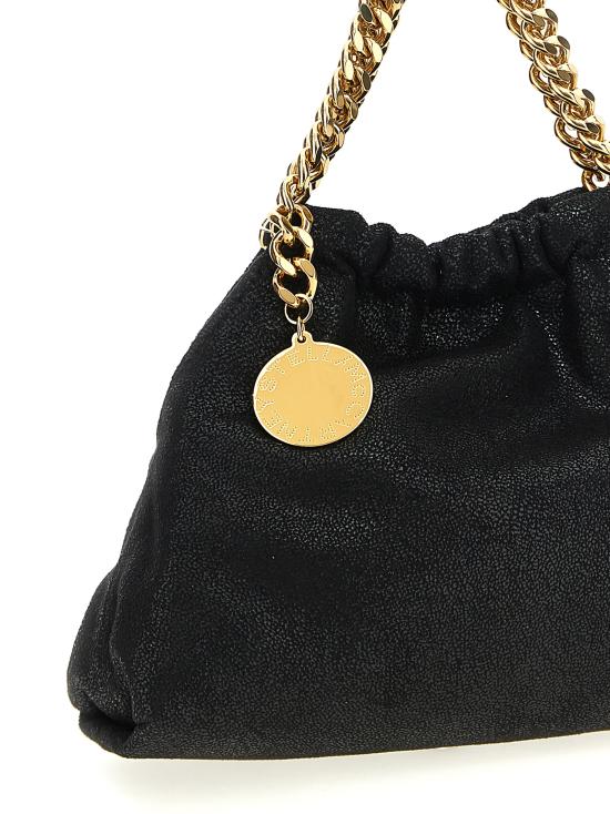 26FW 스텔라 맥카트니 팔라벨라 드로스트링 숄더백 7B0144W93551000 Black - STELLA MCCARTNEY