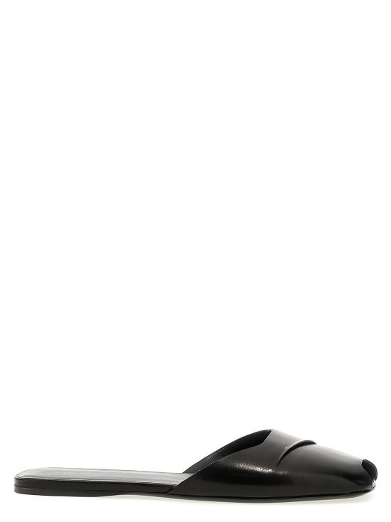 24FW 더로우 뮬/슬리퍼 F1495SBF10BLK Black