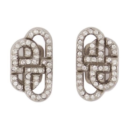 25SS 발렌시아가 이어링 624203 TZ63S 7155 SILVER CRYSTAL silver