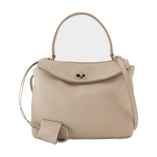 25SS 발렌시아가 토트백 795456 2AA4U 2910 ALMOND white