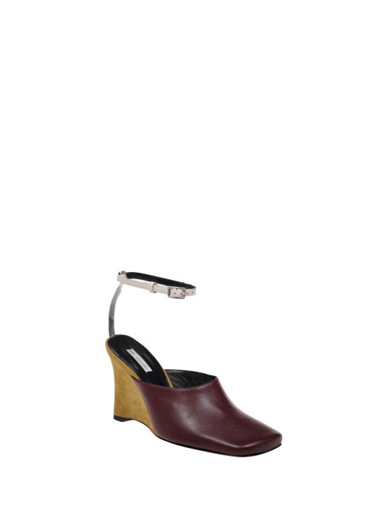 25SS 아미 힐/펌프스 FSV709 AL0093 3742 LICHEN EGGPLANT WH CREAM - AMI