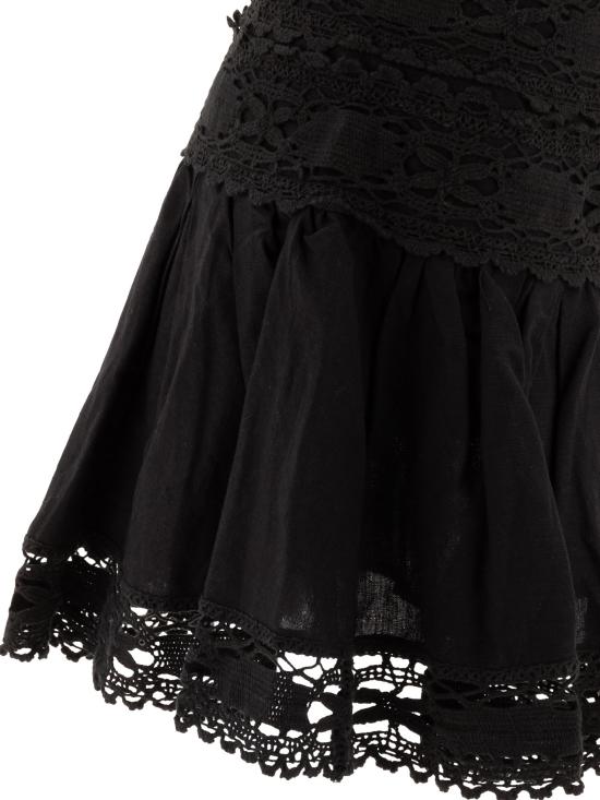 25SS 이자벨마랑에뚜왈 숏 스커트 25PJU0304FAC1J14E01BK Black - ISABEL MARANT ETOILE