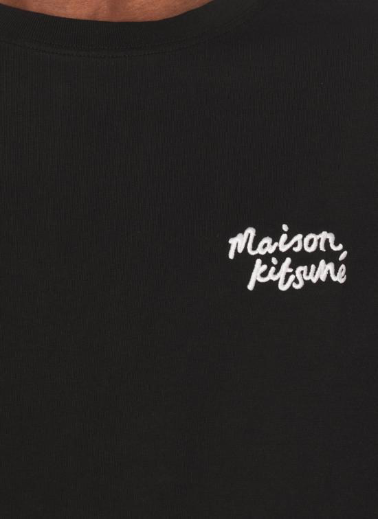 25SS 메종키츠네 반팔 티셔츠 OM00123 KJ0119O197 Black - MAISON KITSUNE
