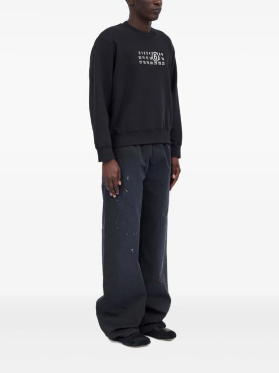 25SS MM6 메종마르지엘라 긴팔 티셔츠 SH2GU0021M25004 Black - MM6 MAISON MARGIELA