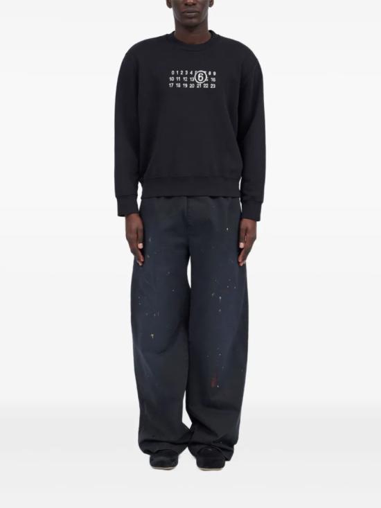 25SS MM6 메종마르지엘라 긴팔 티셔츠 SH2GU0021M25004 Black - MM6 MAISON MARGIELA