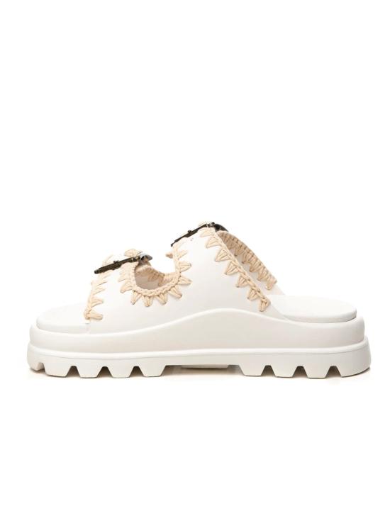 25SS 모우 샌들 SW661001Neva one piece slide two buckle - MOU