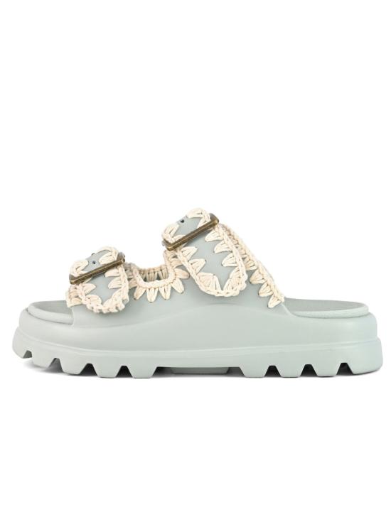 25SS 모우 샌들 SW661001Neva one piece slide two buckle