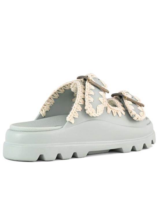 25SS 모우 샌들 SW661001Neva one piece slide two buckle - MOU