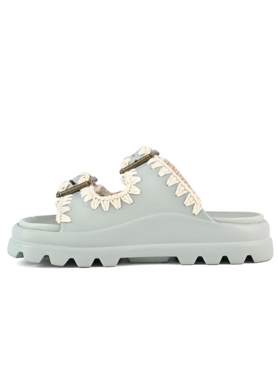 25SS 모우 샌들 SW661001Neva one piece slide two buckle - MOU