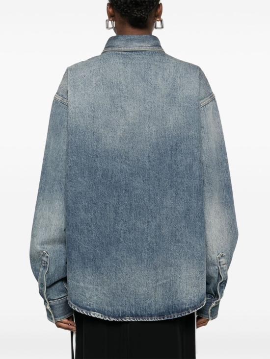 25SS 발렌시아가 셔츠 783691 THW254245 Blue - BALENCIAGA