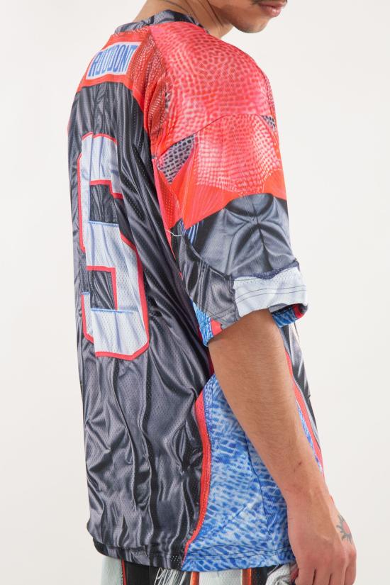 25SS 피디에프 반팔 티셔츠 DFM54019TJ104 PRINT Multi - PDF