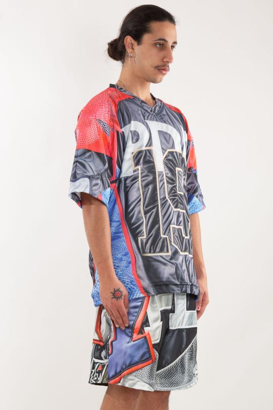 25SS 피디에프 반팔 티셔츠 DFM54019TJ104 PRINT Multi - PDF