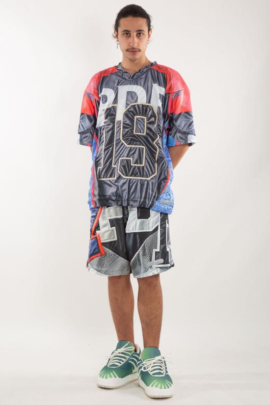 25SS 피디에프 반팔 티셔츠 DFM54019TJ104 PRINT Multi - PDF