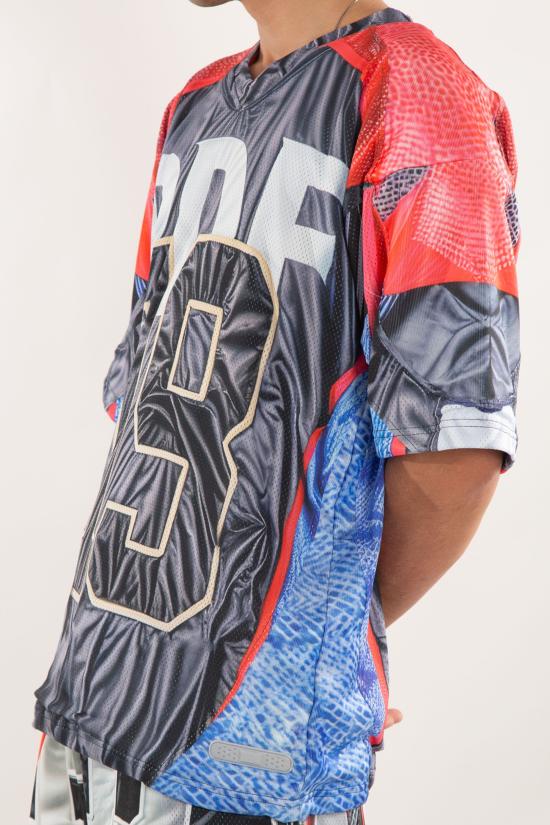 25SS 피디에프 반팔 티셔츠 DFM54019TJ104 PRINT Multi - PDF