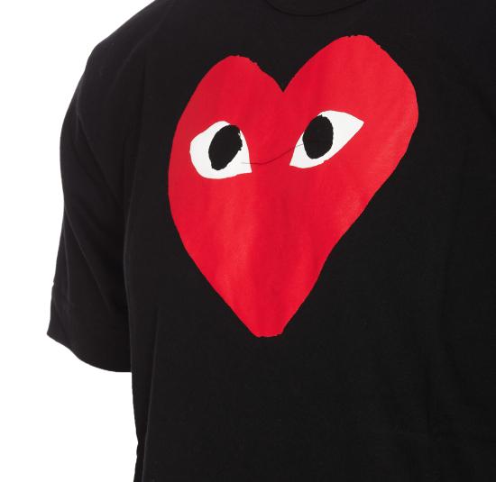 25SS 꼼데가르송 반팔 티셔츠 AX T112 051 Black - COMME DES GARCONS