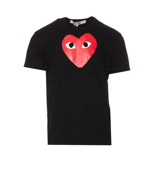 25SS 꼼데가르송 반팔 티셔츠 AX T112 051 Black