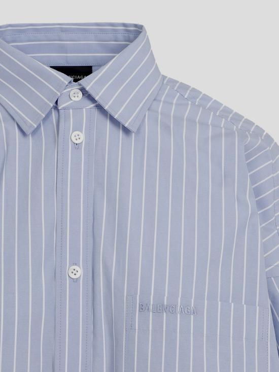 25SS 발렌시아가 셔츠 790945 TQM163965 Blue - BALENCIAGA