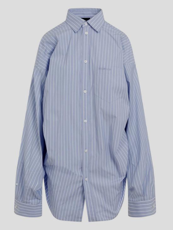 25SS 발렌시아가 셔츠 790945 TQM163965 Blue