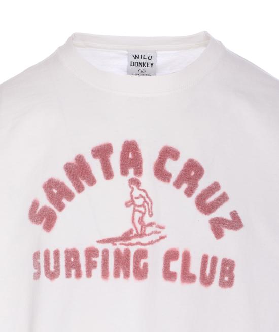 25SS 와일드 동키 반팔 티셔츠 SANTA CRUZ WHITE DOM - WILD DONKEY