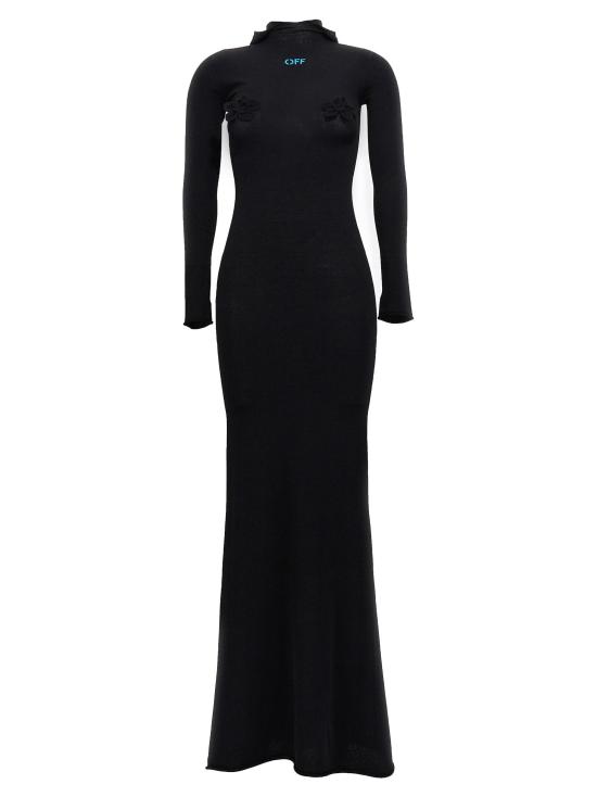  오프화이트 롱 원피스 OWHI090S23KNI00110451045