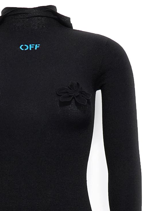  오프화이트 롱 원피스 OWHI090S23KNI00110451045 - OFF WHITE