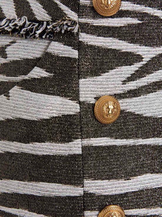  발망 숏 스커트 AF1LB815VC80GAD - BALMAIN