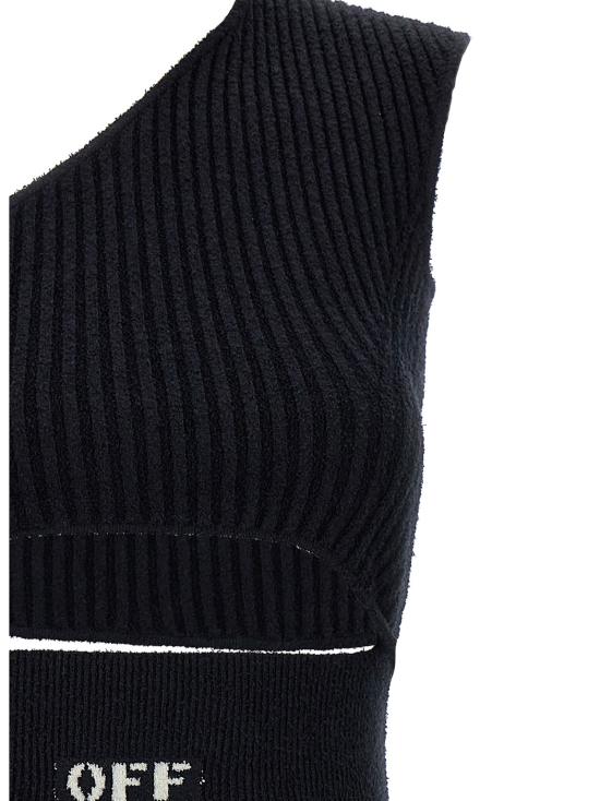  오프화이트 미디 원피스 OWHI072S23KNI00110011001 - OFF WHITE