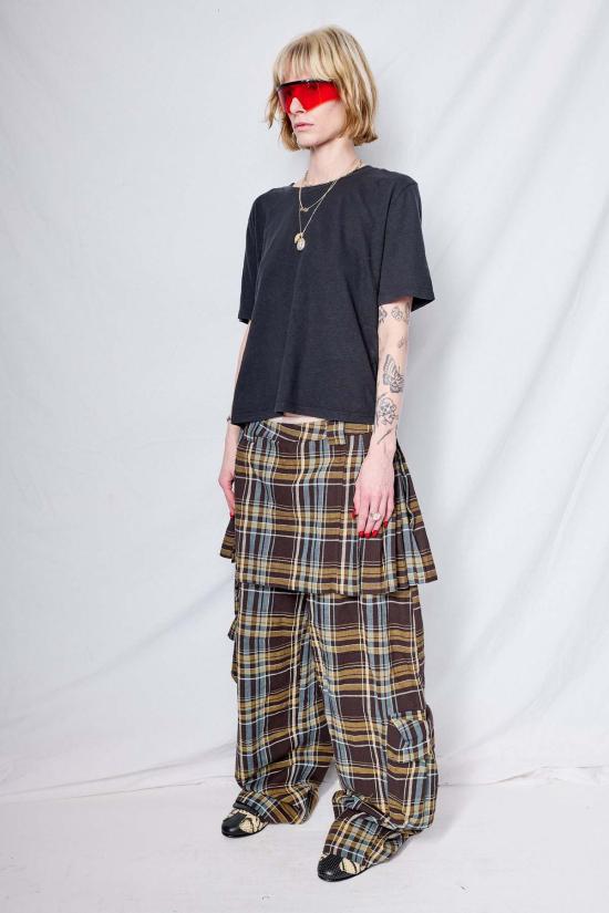  영메이븐 반팔 티셔츠 정메이븐 크롭 실버레이크 티셔츠 블랙 - JUNGMAVEN