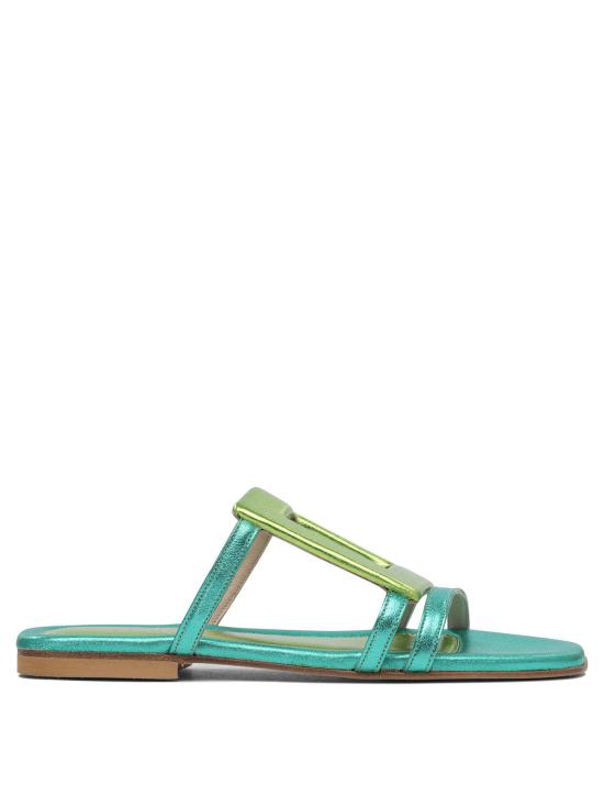 25SS ELINA LINARDAKI 뮬/슬리퍼 21341SOLACEGREEN