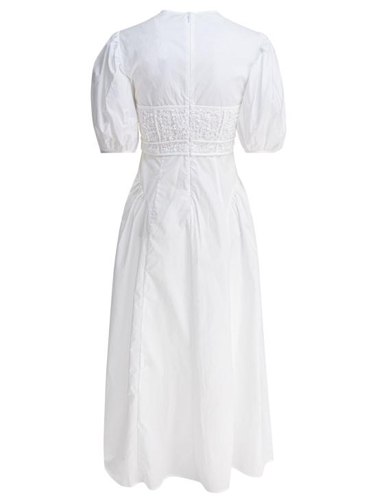 25SS 세실리아 반센 미디 원피스 1 25RTW10002CLEMENTINE DRESSWHITE White - CECILIE BAHNSEN