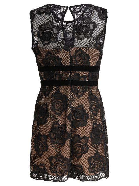 25SS 셀프 포트레이트 숏 원피스 AW24 017S BBLACK Black - SELF PORTRAIT