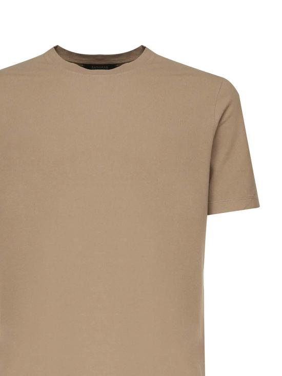  자노네 반팔 티셔츠 815194ZG380Z1904 Beige - ZANONE