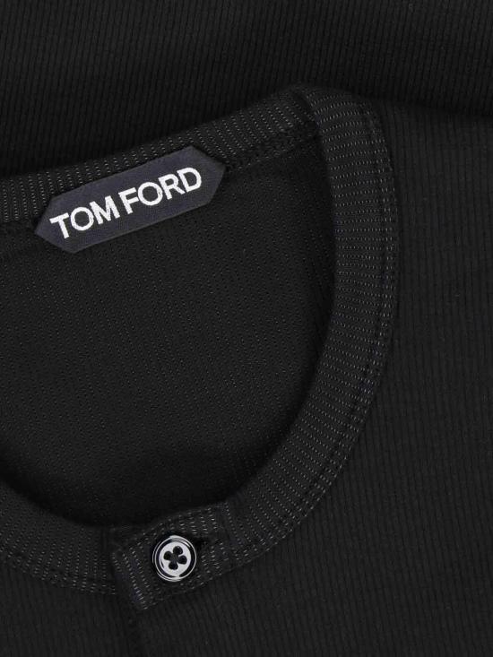  톰포드 긴팔 티셔츠 JHL005JMT003F23LB999 Black - TOMFORD