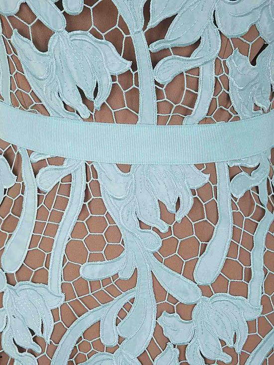  셀프 포트레이트 미디 스커트 RS24181MBL Blue - SELF PORTRAIT