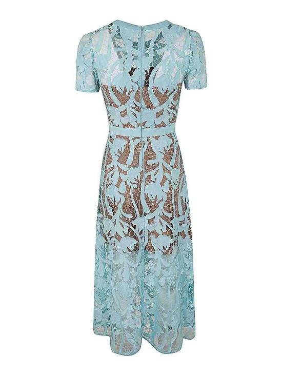  셀프 포트레이트 미디 스커트 RS24181MBL Blue - SELF PORTRAIT