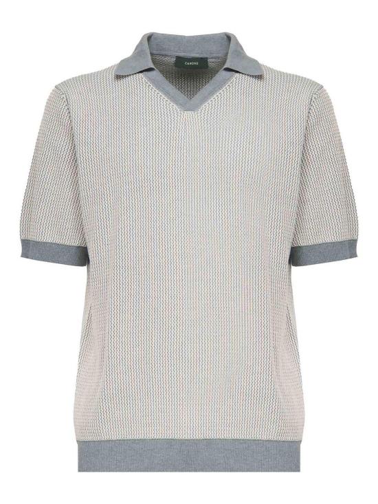  자노네 폴로 티셔츠 810192ZN322Z5530 Medium Wash