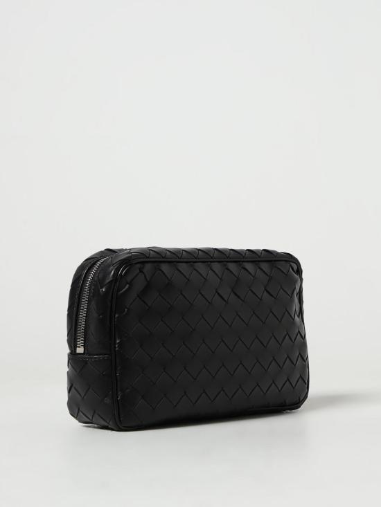 25FW 보테가베네타 인트레치아토 파우치 777390V2HL1 8803 Black - BOTTEGA VENETA