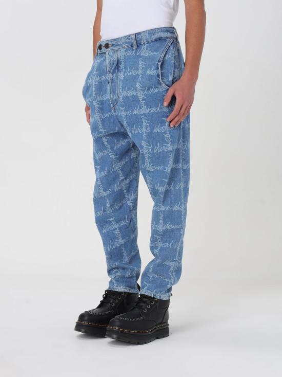 25FW 비비안웨스트우드 데님 팬츠 3902000XW014I K306 Blue - VIVIENNE WESTWOOD