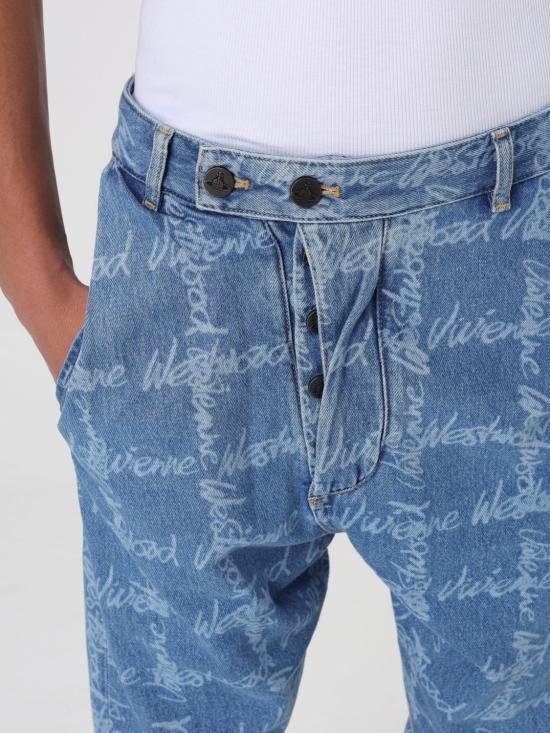 25FW 비비안웨스트우드 데님 팬츠 3902000XW014I K306 Blue - VIVIENNE WESTWOOD