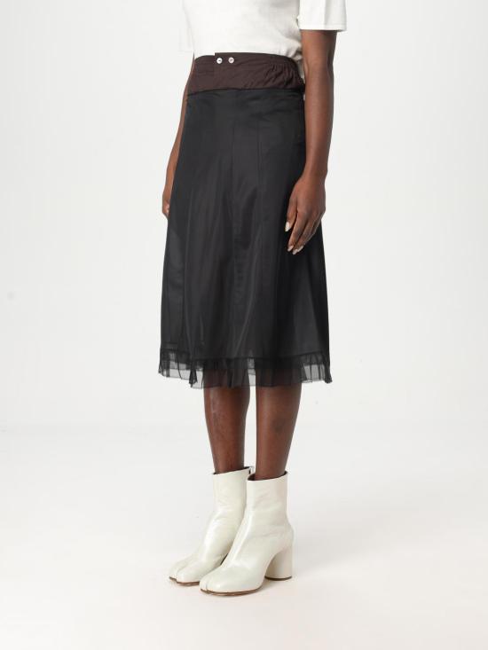 25SS 마르지엘라 미디 스커트 S51ME0030MTJ023 900 Black - MAISON MARGIELA