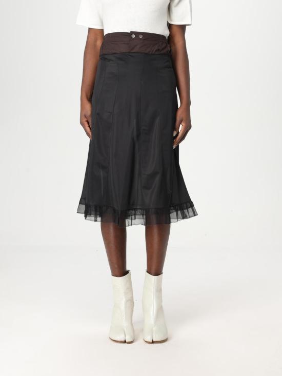 25SS 마르지엘라 미디 스커트 S51ME0030MTJ023 900 Black