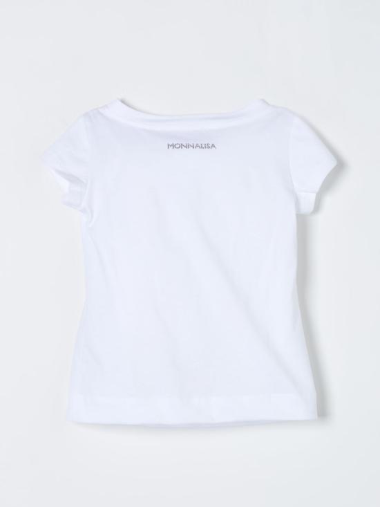  [키즈] 모나리자 티셔츠 19C6023003 0099 White - MONNALISA