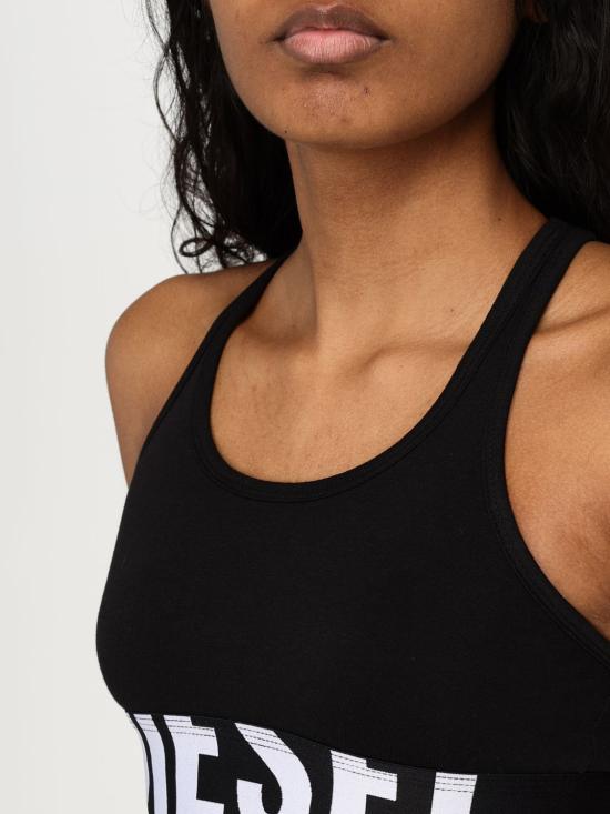 25SS 디젤 민소매 티셔츠 A145910HMAU 9XX Black - DIESEL