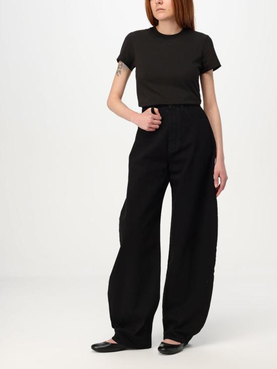 25SS 알라이아 데님 팬츠 AA9P0176D003A 995 Black - ALAIA