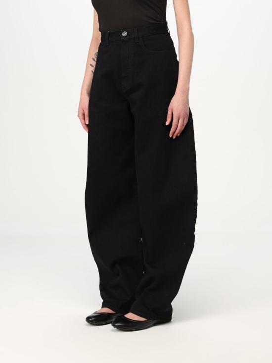 25SS 알라이아 데님 팬츠 AA9P0176D003A 995 Black - ALAIA