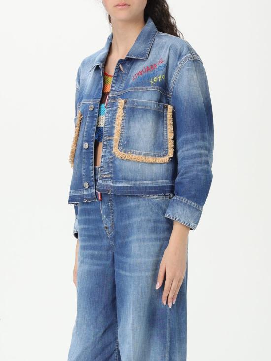 25SS 디스퀘어드2 자켓 S73AM0358 S30341 470 Denim - DSQUARED2