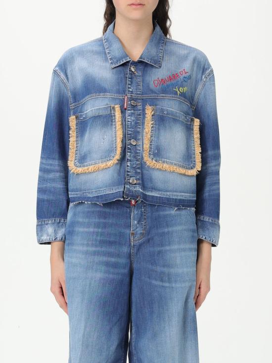 25SS 디스퀘어드2 자켓 S73AM0358 S30341 470 Denim