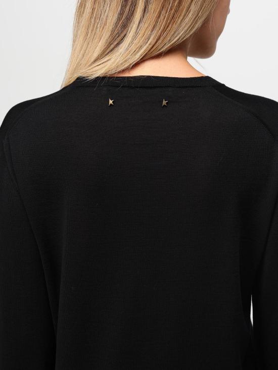 24FW 골든구스 스웨터 GWP00952P00066590100 Black - GOLDEN GOOSE