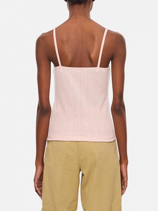 25SS 메종키츠네 민소매 티셔츠 OW00608KA0027 0140 Pink - MAISON KITSUNE