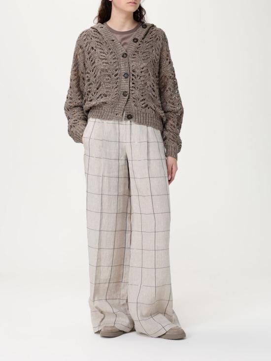 25SS 브루넬로 쿠치넬리 민소매 티셔츠 M0C59EH500 C2925 Brown - BRUNELLO CUCINELLI